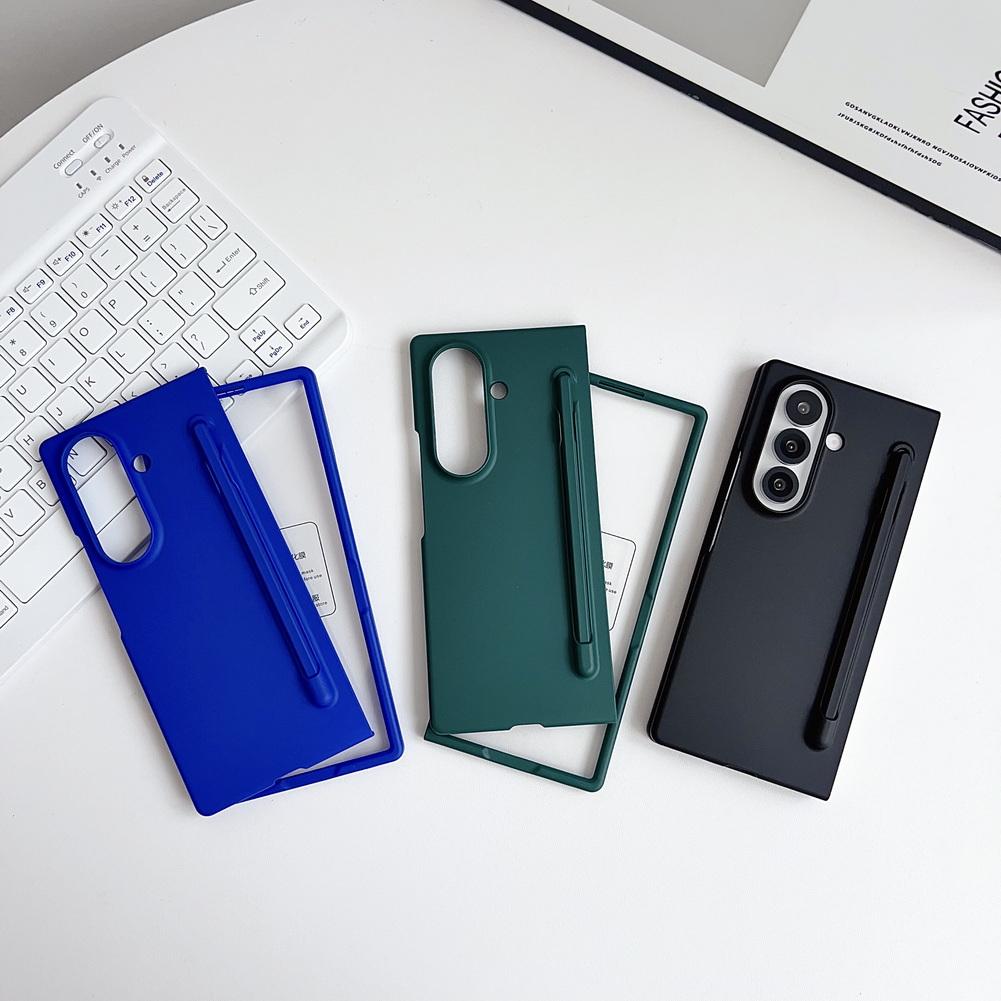 Custodia per Telefono Multicolore Portapenne Caramella e Protezione Vetro Penna Per Samsung Z Fold 7 fold7 Galaxy Fold 6 5 4 Protezione Lente Copertura