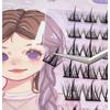 Lactacia - False Eyelashes Clusters with Tweezers