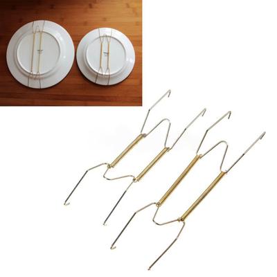 Tabak Askısı Kancası Yaylı Sökülebilir Tabaklar Tutucu Kanca Paslanmaz Çelik Tabak Askısı Ev Mutfak Kantin İçin