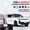 Für LI AUTO L9 1990-2026 Lackreparaturstift Ausbesserungsstift Kratzerentferner DIY Autozubehör Schwarz Weiß Silber Blau Rot