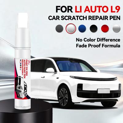 For LI AUTO L9 1990-2026 Paint Repair Pen Touch Up Scratch Remover DIY Auto Accessories Black White Silver Blue Red