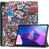 Case for Lenovo Tab M10 10.1 Gen 3 TB-328FU/TB-328XU, Smartcase, Graffiti