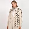 2026 Winter New Medium-Sized Trendy Polka Dot Skin-Friendly Warm Printed Scarf/Shawl