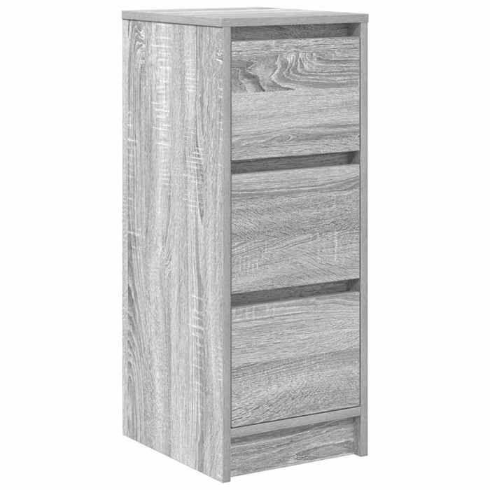 VidaXL Buffet Sonoma Grey 29.5x34x76 Cm Engineered Wood 861639