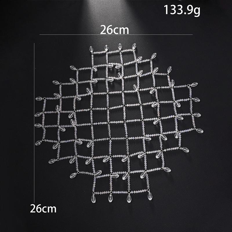 Tassel Headdress Jewelry Fashion Bling Hat Headbands Mesh Hair Chain Bridal Wedding Hair Accessory