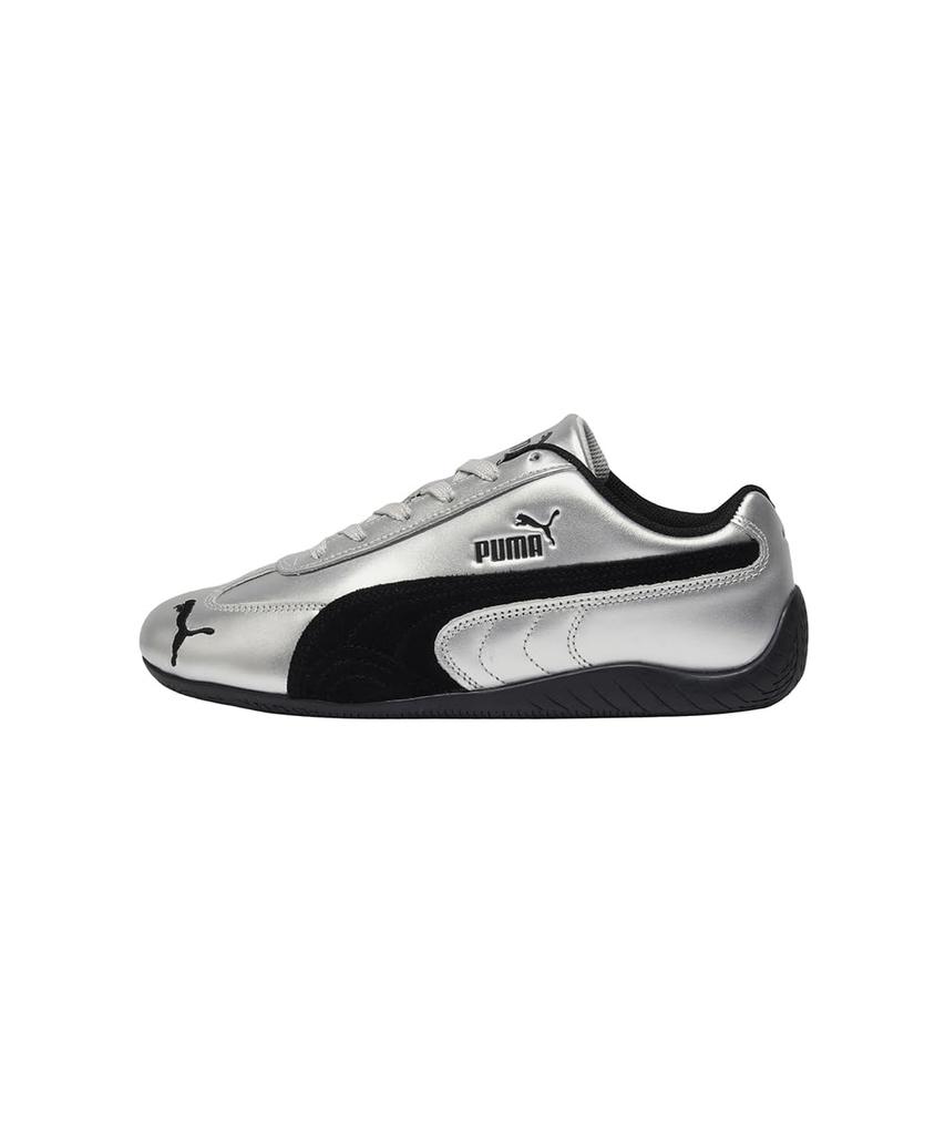 PUMA Speedcat Metallic Size 403689 Women's Sneakers, Silver, 24.5cm,