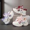 Children's Dad Shoes Girls Sports Shoes Spring and Autumn Girls Casual Shoes Lightweight Soft Sole Children's Running Shoes