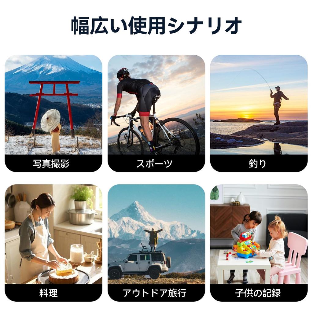 CAMMHD C2 4K Video 2200mAh Stunden Körperbild Tragbar WiFi App 32G Kopf für und Vlogging-Kamera, Akku, 5-7 Betrieb, Kamera, 6-Achsen