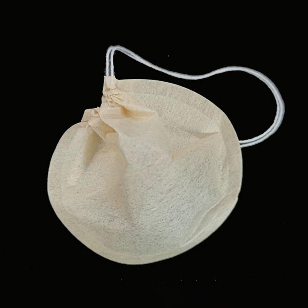 100Pcs Strainer Empty Filter Paper Teabags with String Heal Seal Spice Filters Teabags Coffeeware