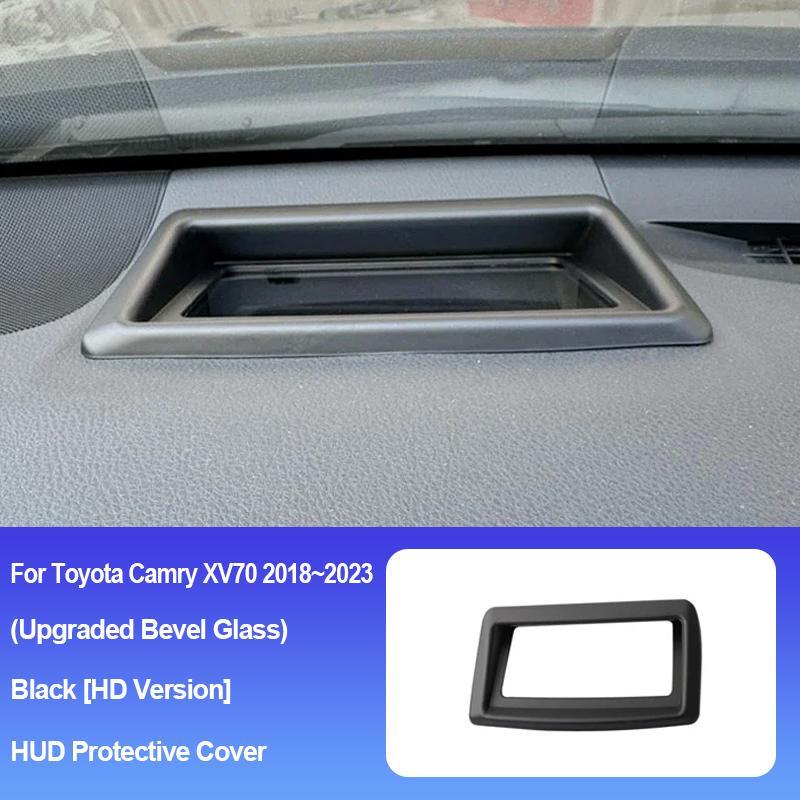 Защитная крышка для HUD для Toyota Camry XV70 2018~ Пылезащитный проекционный дисплей Антибликовое Защита от царапин Экранные компоненты Black LHD