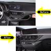 For BMW 1 Series 2 Series F40 F44 -2024 ABS Carbon Fiber Car Central Control Air Outlet Decorative Frame Sticker Accessories