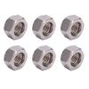 20Pcs Locknut Hex Lock Nut Set Kit Pack 304 Stainless Steel Fitting Bolts Screws M8