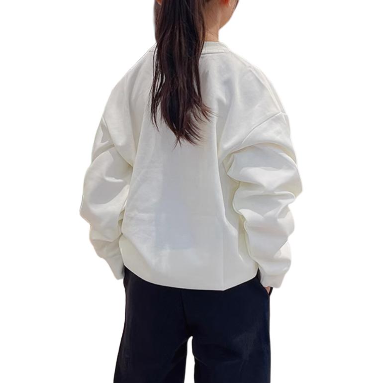 Adidas Grade School Sweatshirts Crew Neck Moderate JM7215