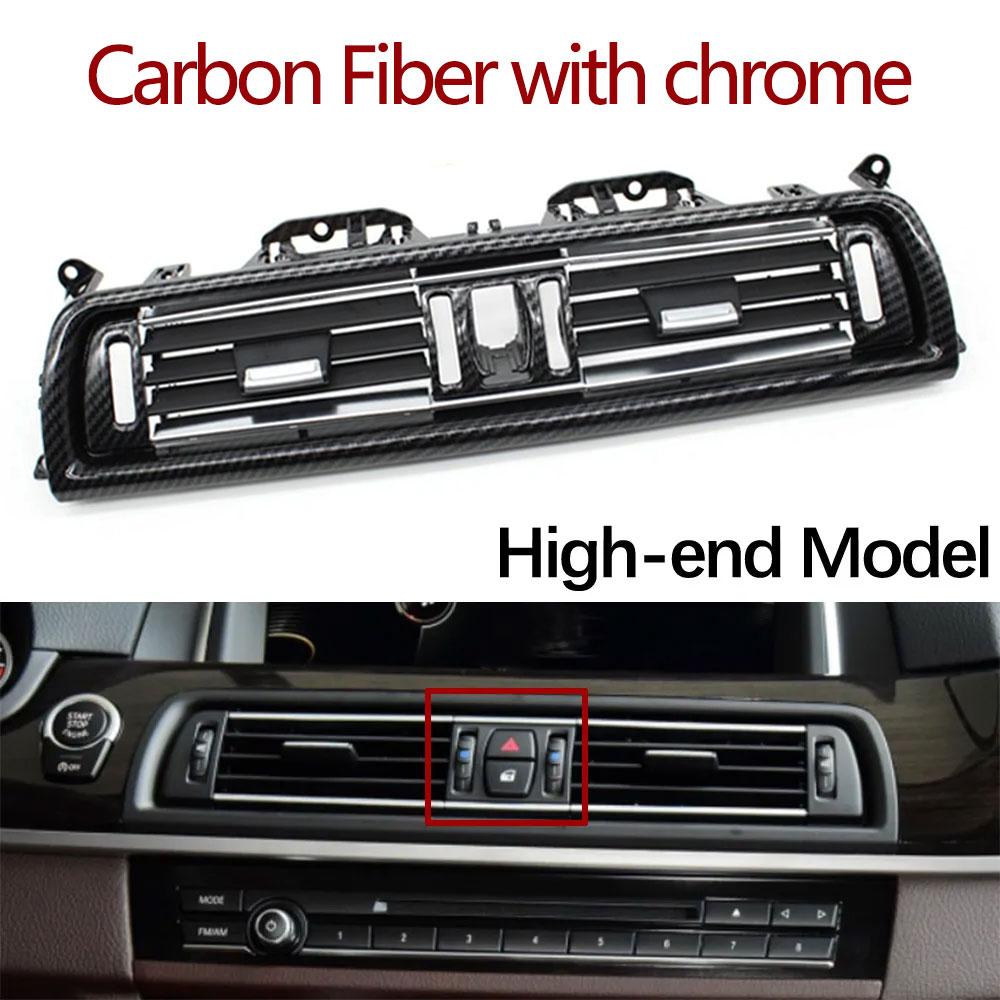 LHD RHD Console Central Chromed Air Vent Outlet Panel Grille Cover For BMW 5 Series F10 F11 520i 525i 528i 530i 535i 64229166891
