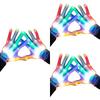 Quality Led Gloves With Luminous Core And Versatile Color Modes For Parties**