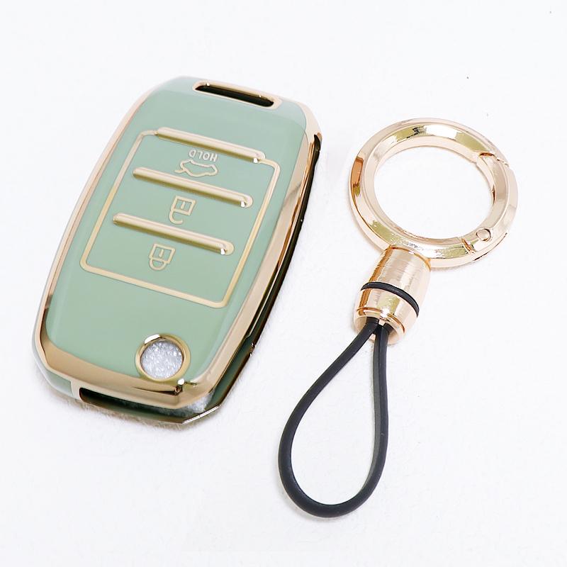 3 Buttons Shell Fob For Kia Soul Ceed Sorento Forte Stinger Cerato Rio 3 K2 K3 K4 K5 Sportege Picanto Optima Car Key Case Cover