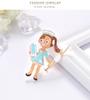 Brooches  Ink Blue Gift for Nurse Women Alloy Hospital Doctor Professional Casual Brooch Pins