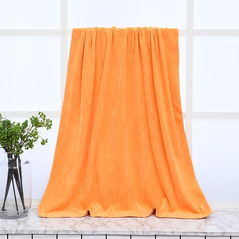 

Очень большое банное полотенце из микрофибры, мягкое, хорошо впитывающее и быстросохнущее, многофункциональное для спорта, салонов красоты и отелей. 80X180CM оранжевый