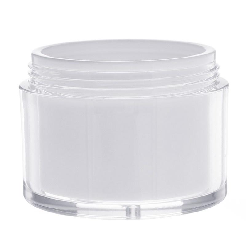 1Pc 15g Airless Pumpe Glas Leere Acryl Creme Flasche Nachfüllbar Kosmetische Einfach Zu Bedienen Container Tragbare Reise Make-Up werkzeuge LM
