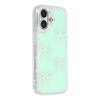 For iPhone 17 Case Rhinestone Edge Butterfly Bow Decor TPU+PC IMD Phone Cover