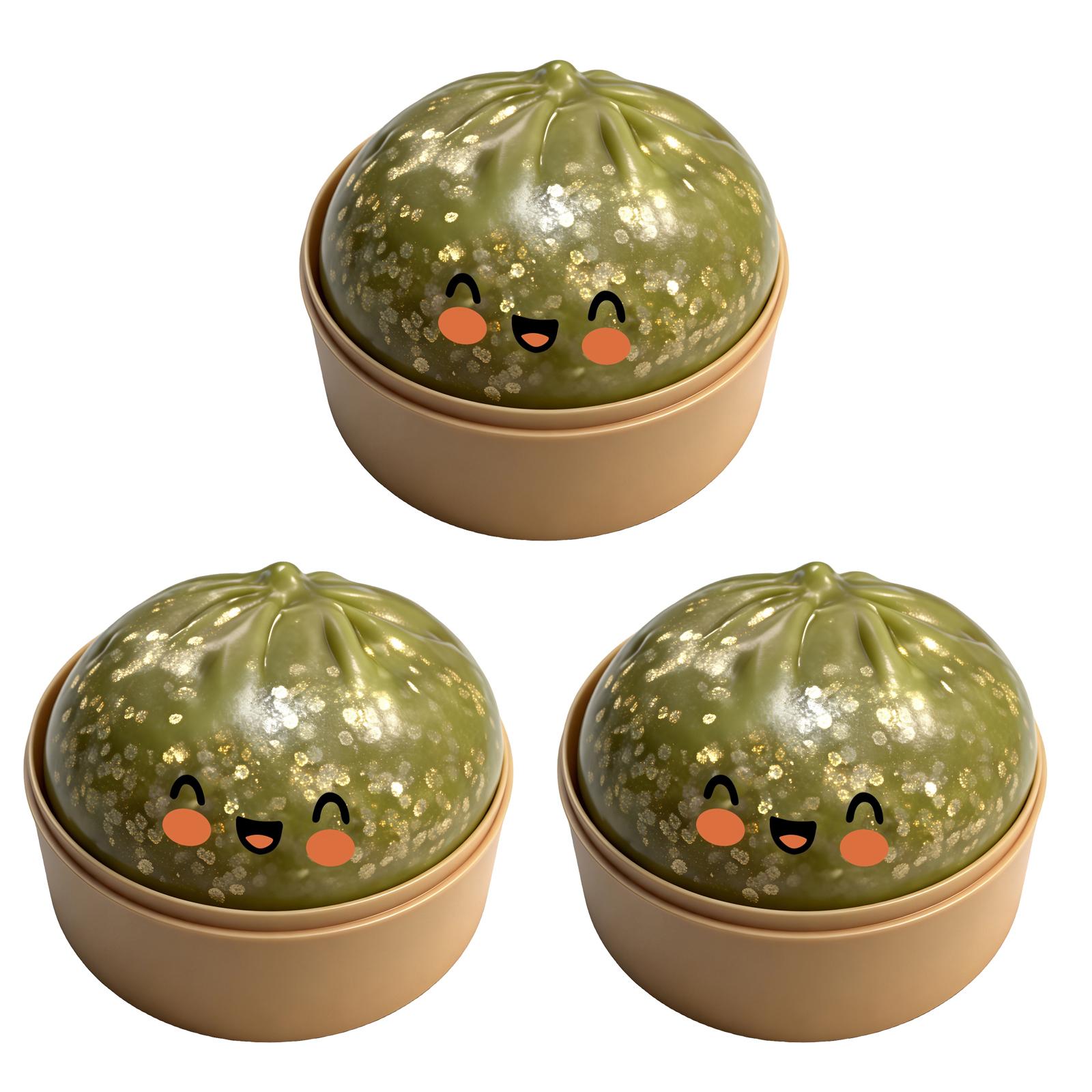 

Dumpling Slow Rising Toy Set Dumpling Stress Relief Squeeze Toy for Kids and Adults Toys for Hand Exercise and Relaxation One Size