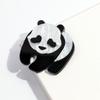 Trendy Lovely Big Panda Acrylic Brooch Pins for Women Minimalist Cute Animals Large Brooch Badges Bag Decorations Gifts