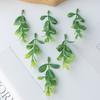 50 Pcs Artificial Plant Leaves Christmas Party Home Wedding Background Wall Garden Decoration Accessorie Diy Candy Box Scrapbook