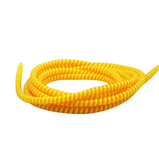 1.4m Spiral USB Charge Cord Earphone Cable Protector Saver Cover Wire Winder