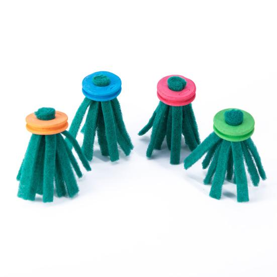 Mopy do tarła ryb Akwarium Bezpieczne mopy do rozmnażania Mopy do składania jaj z pływającymi piankowymi pierścieniami dla bojowników gupików