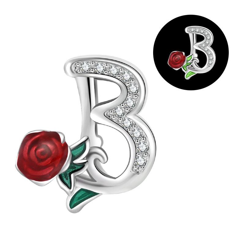 New Copper 26 Letter 12 Constellation Series Bead Charm Exquisite Jewelry Fit 3Mm Bracelet Diy Gift Birthday