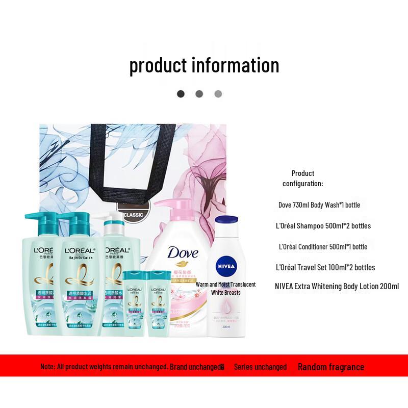 Dove Moisturizing Shower Gel Set