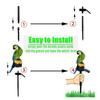 Solar Powered Parrot Lawn Lamp Outdoor Waterproof Resin Animal Ground Spike Light Decorative LED Landscape Lighting for Garden Yard Patio Park Decor