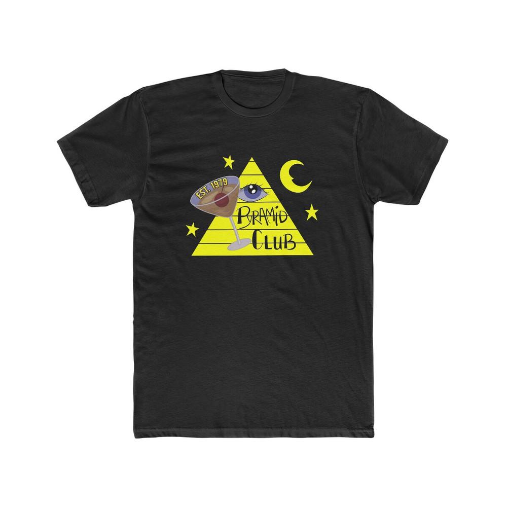 

NYC East Village Pyramid Club Men#039;s Cotton Crew Tee Gay House Music Unisex T-Shirt XXXXL