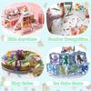 120 Stück Mini-Plastikbabys, Winzige Plastik-Babyfiguren Kleine Dreikönigskuchen-Babys Großpackung für Eiswürfel Mein Wasser ist gebrochen Babyparty-Spiel
