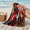 Asciugamano da Spiaggia in Microfibra con Stampa AC Milan Asciugatura Rapida Assorbente Grande Asciugamano per Spiaggia Nuoto Viaggio