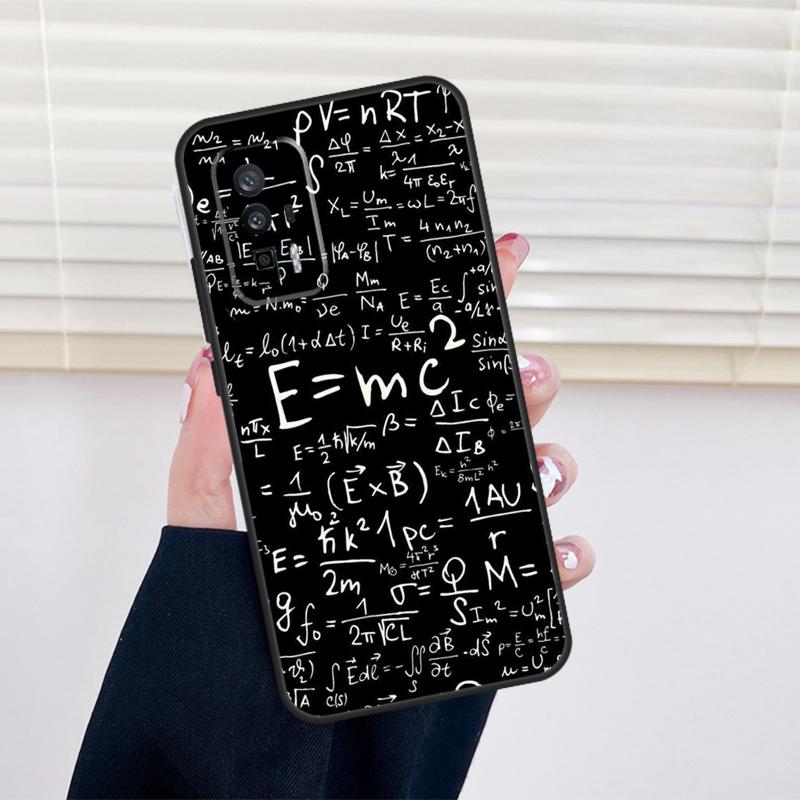 Physics Math Formula Equation Cover For Xiaomi 14T Pro 11T 12T 13T 13 14 15 Ultra POCO X6 X7 Pro X3 X5 F5 F6 M6 Pro Case