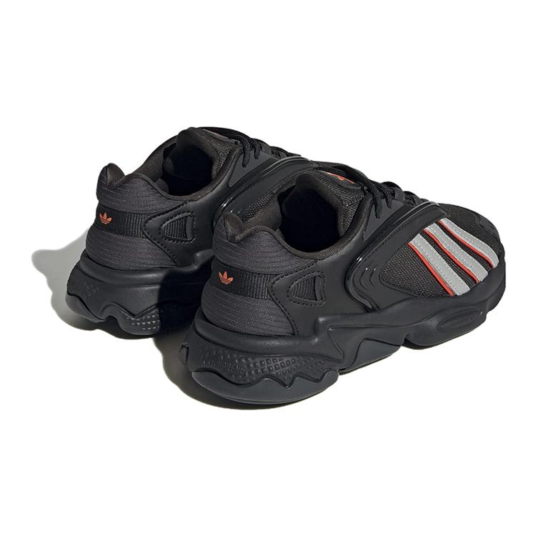 Adidas Originals Oztral Low-Top Sports Casual Shoes Kids Sneakers Black Silver HR0265