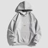 Mens Hooded Cotton Blend Sweatshirt With Printed Design Regular Fit Casual Wear
