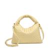Handwoven PU Leather Tote Bag Women Small Crossbody Shoulder With Magnet Soft Structured Design Daily Commute