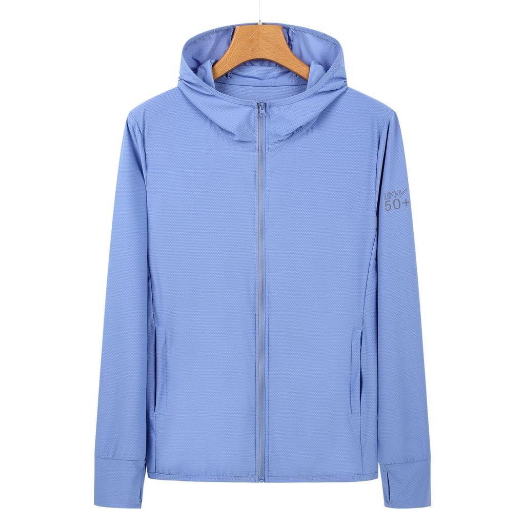 Sunscreen Clothing Women's Long-sleeved Anti-ultraviolet Summer Breathable Ice Silk Outdoor Men's Thin Sunscreen Clothing