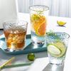 Leweishi Hammered Glass Heat-Resistant Teacup Set