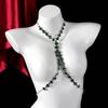 Body Chain With Waterdrop Shape For Men And Women Summer 2024 Fashion Accessory