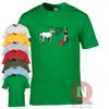 Banksy Zebra Wash TShirt Street Art Graffiti Design Print Colourful Funny Tee