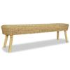 Benches Hall Bench 160X35x45 Cm Natural Rattan