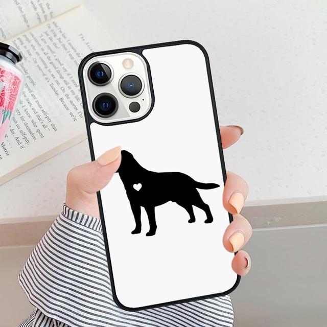 Cute Labrador Retriever Phone Case Cover For iPhone 16 15 14 Plus XR XS Apple 16 11 12 13 Mini Pro Max Coque