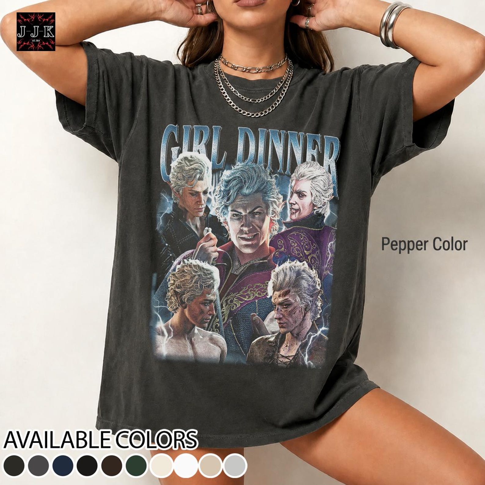 Retro Astarion Baldur s Gate 3 T-Shirt: Vintage Distressed Graphic Tee 2XL