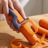 Ergonomic Handle 2-in-1 Fruit Peeler Rotatable Carrot Grater Multifunctional Peeler Cucumber