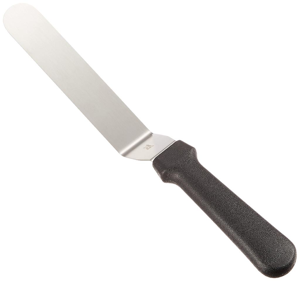 Endo Shoji Commercial TKG Kitchen Tool Spatula, 6-inch, PP Handle with Stainless Steel Metal Parts, BKTO101