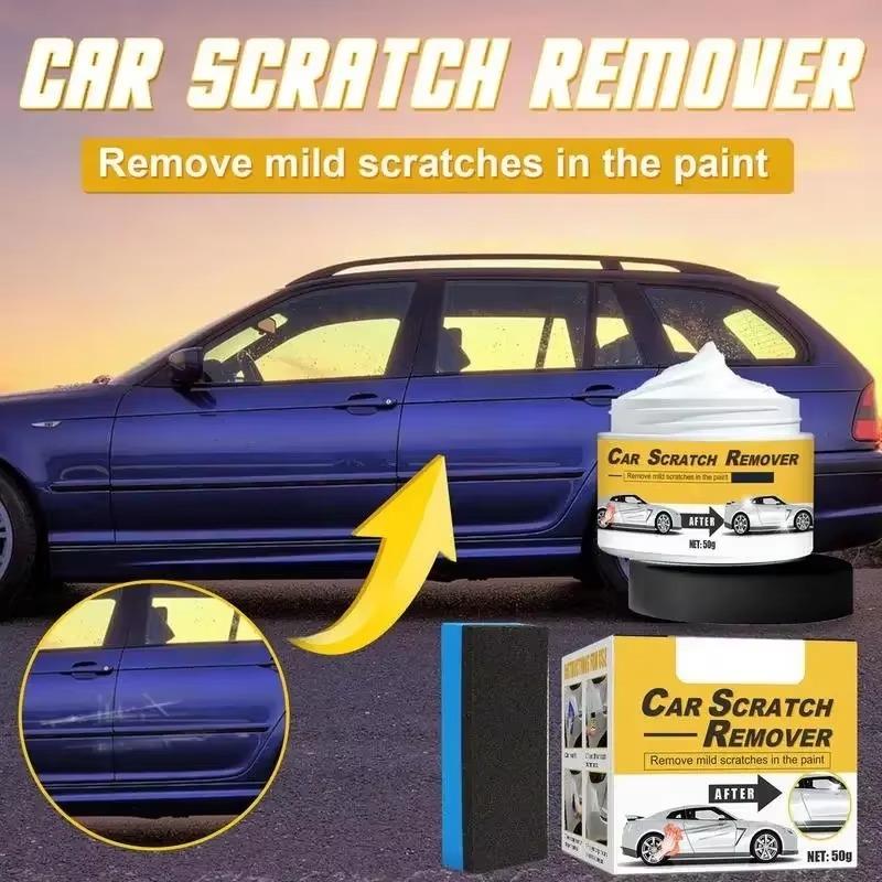 Car Wax Polish Scratch Remover Kit Polishing Compound Removing Scratches On Cars Acting Both a Scratch Remover Car Wax Cleaner
