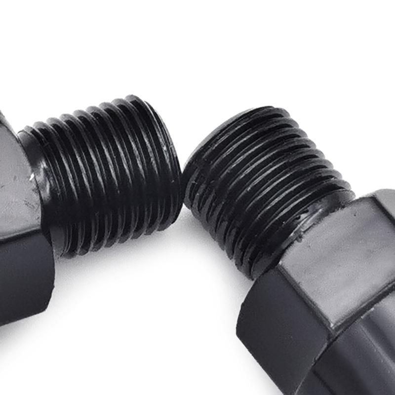 Pédales de Vélo Extenseurs Adaptateurs Légers Noir Convertisseur de Pédales de Vélo pour Utilisation sur Divers Terrains